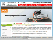 Tablet Screenshot of miguelrodenas.com